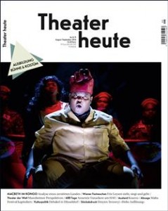 Theater Heute, August 2014