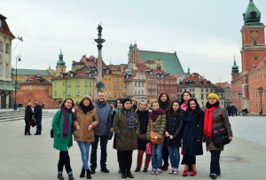 Учасники подорожі у Варшаві.